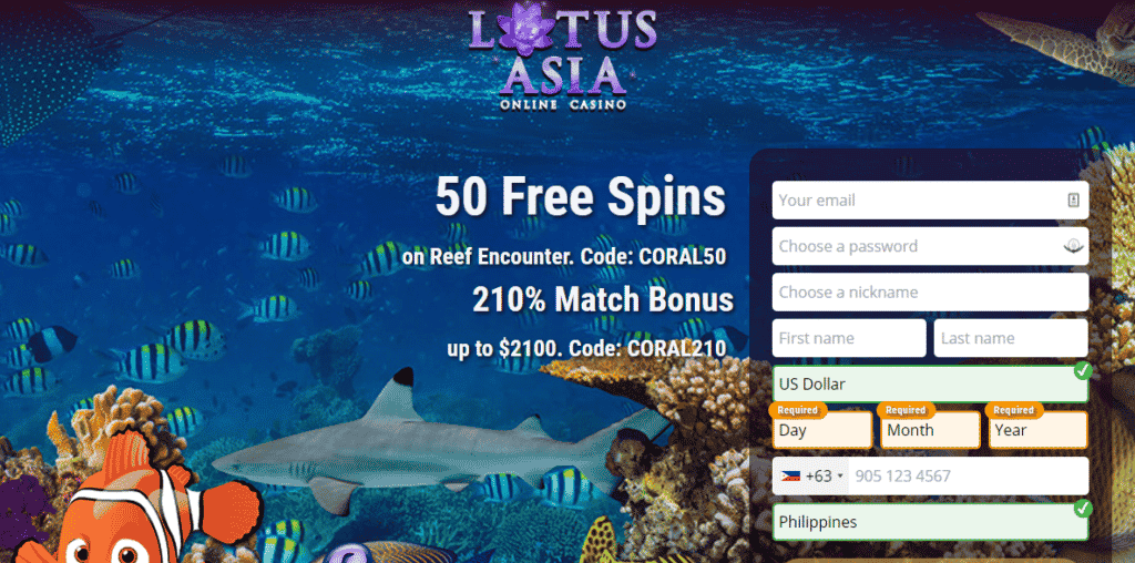 Lotus Asia Casino Games Screenshot