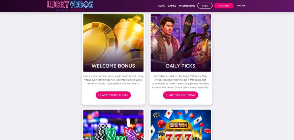 Lucky Vegas Casino No Deposit Bonus