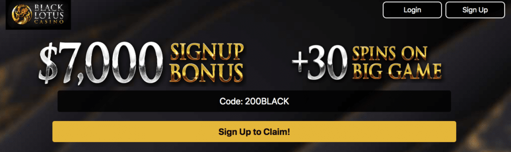 black lotus online casino bonus