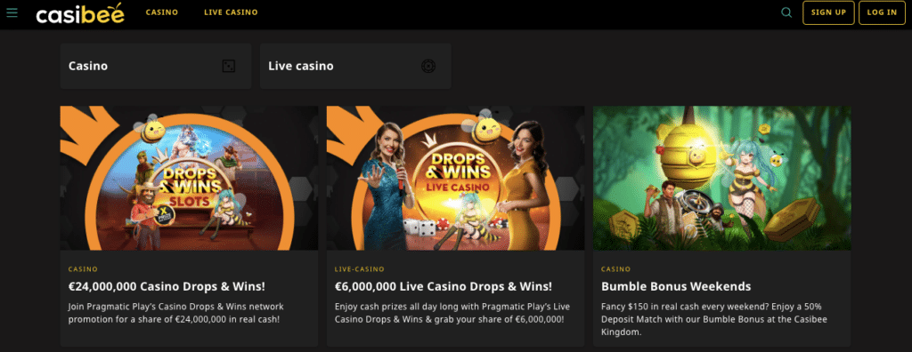 casibee online casino promotions