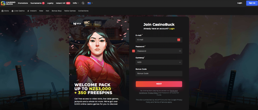 casinobuck online 