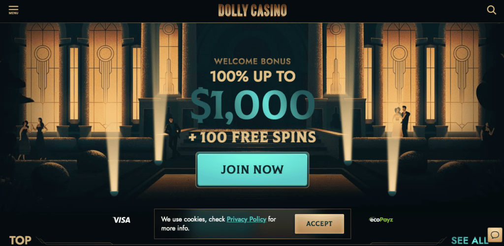 dolly casino screenshot