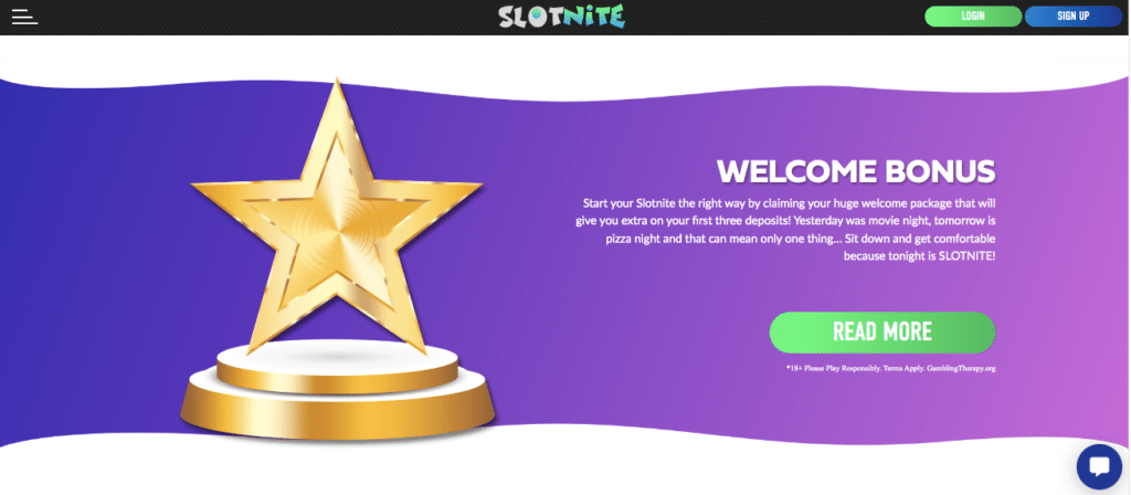 Slotnite Online Casino Bonus