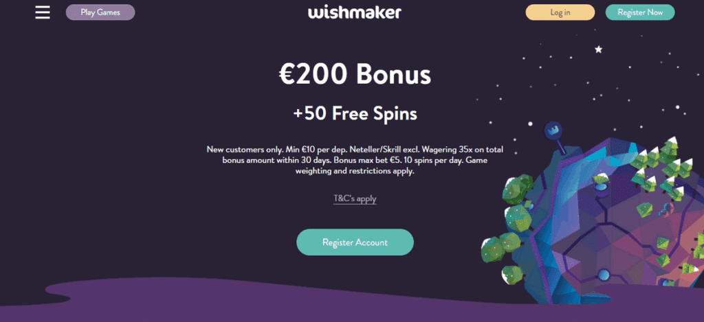 wishmaker online casino