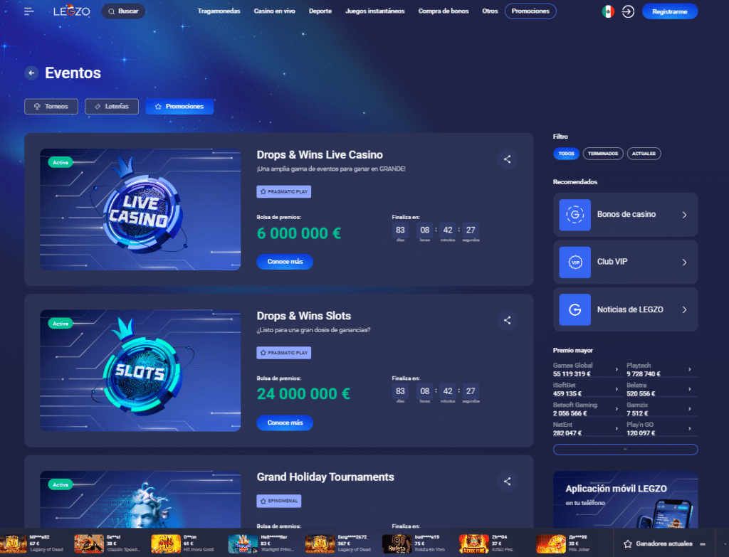 Legzo Online Casino Bonus