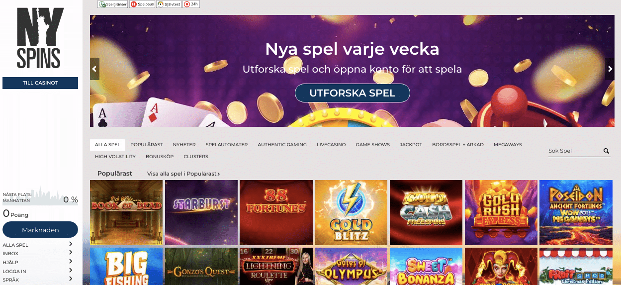 NYspins Online Casino