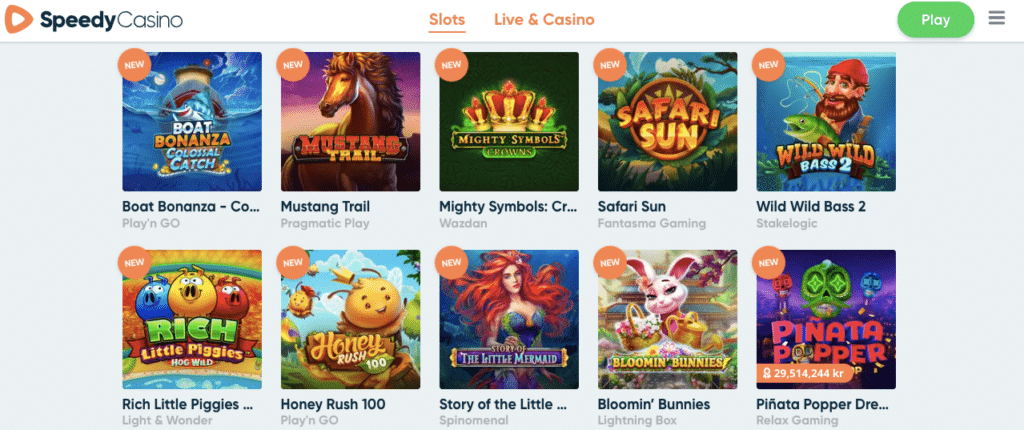 speedy online casino