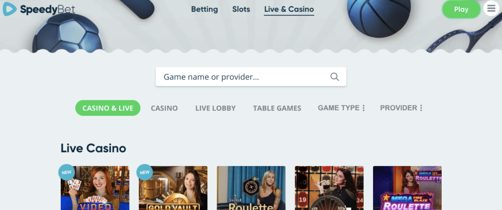 speedybet online casino