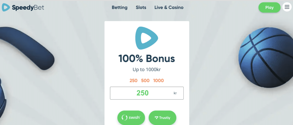 speedybet online casino bonus
