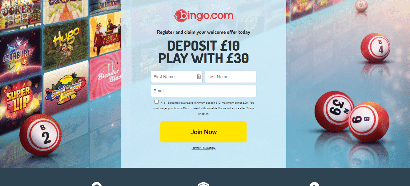 Bingo.com Casino Screenshot