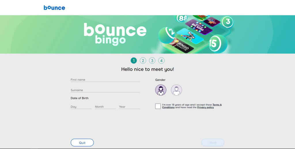 Bounce Bingo Online Casino
