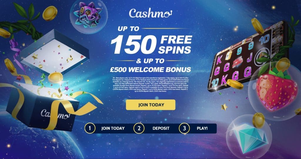 Cashmo Online Casino Screenshot