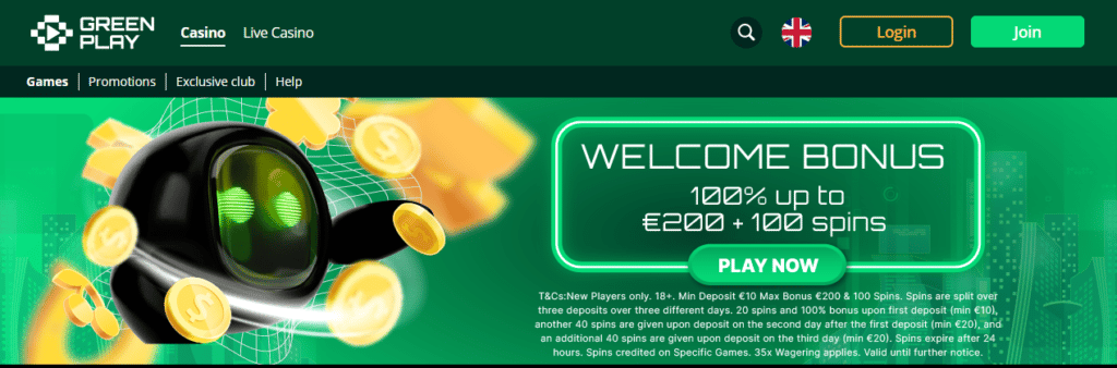 Greenplay Casino Bonus