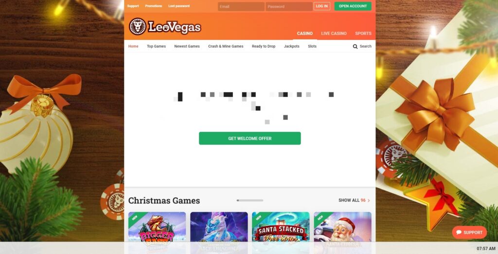 LeoVegas Online Casino Bonus