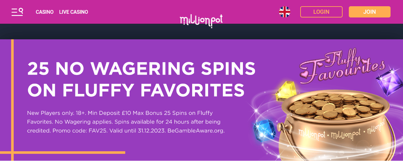Millionpot Casino Review