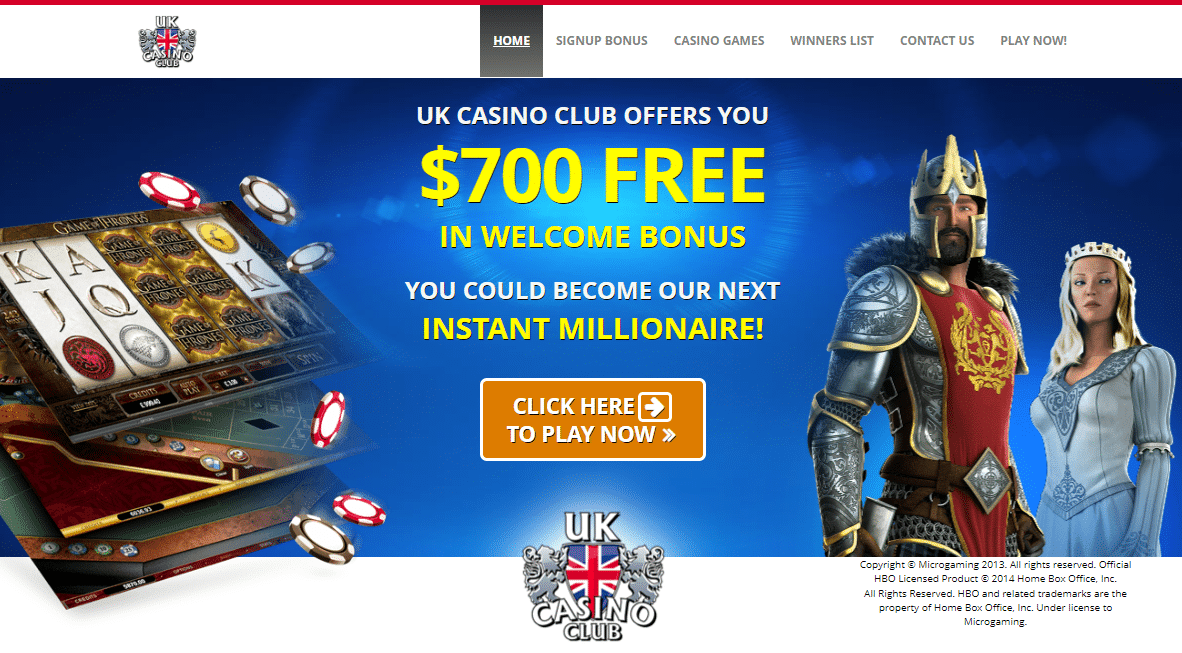 UK Casino Club Online Casino