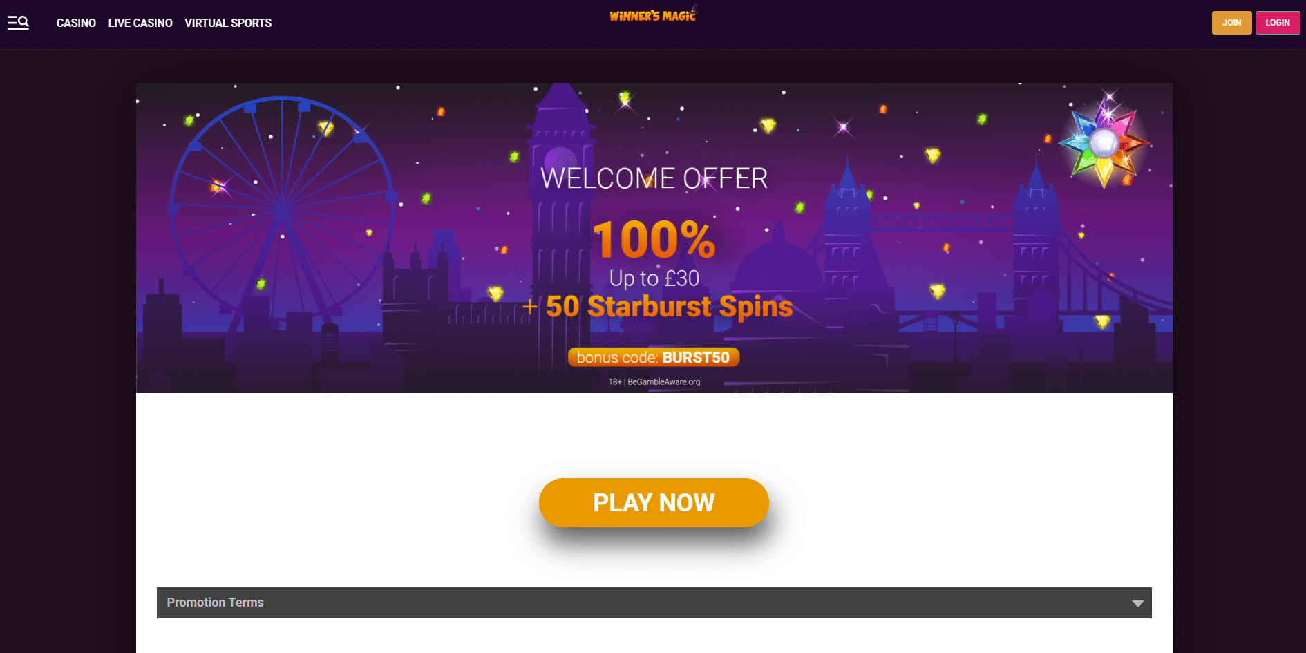 Winners Magic Online Casino