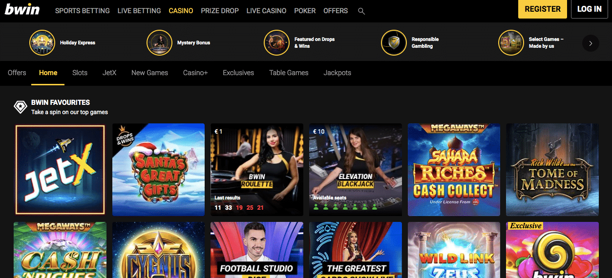 bwin casino games screenshot
