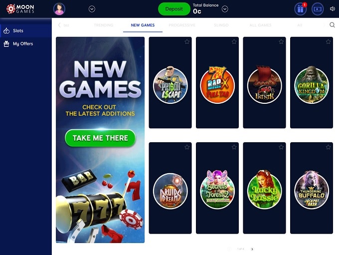moon games lobby screenshot