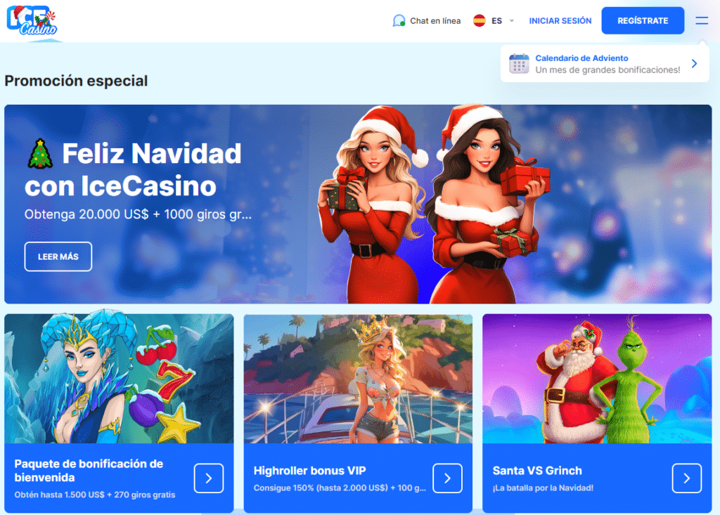 Ice Online Casino Bonus