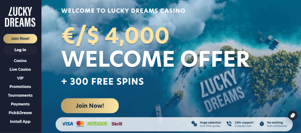Lucky Dreams Casino Screenshot